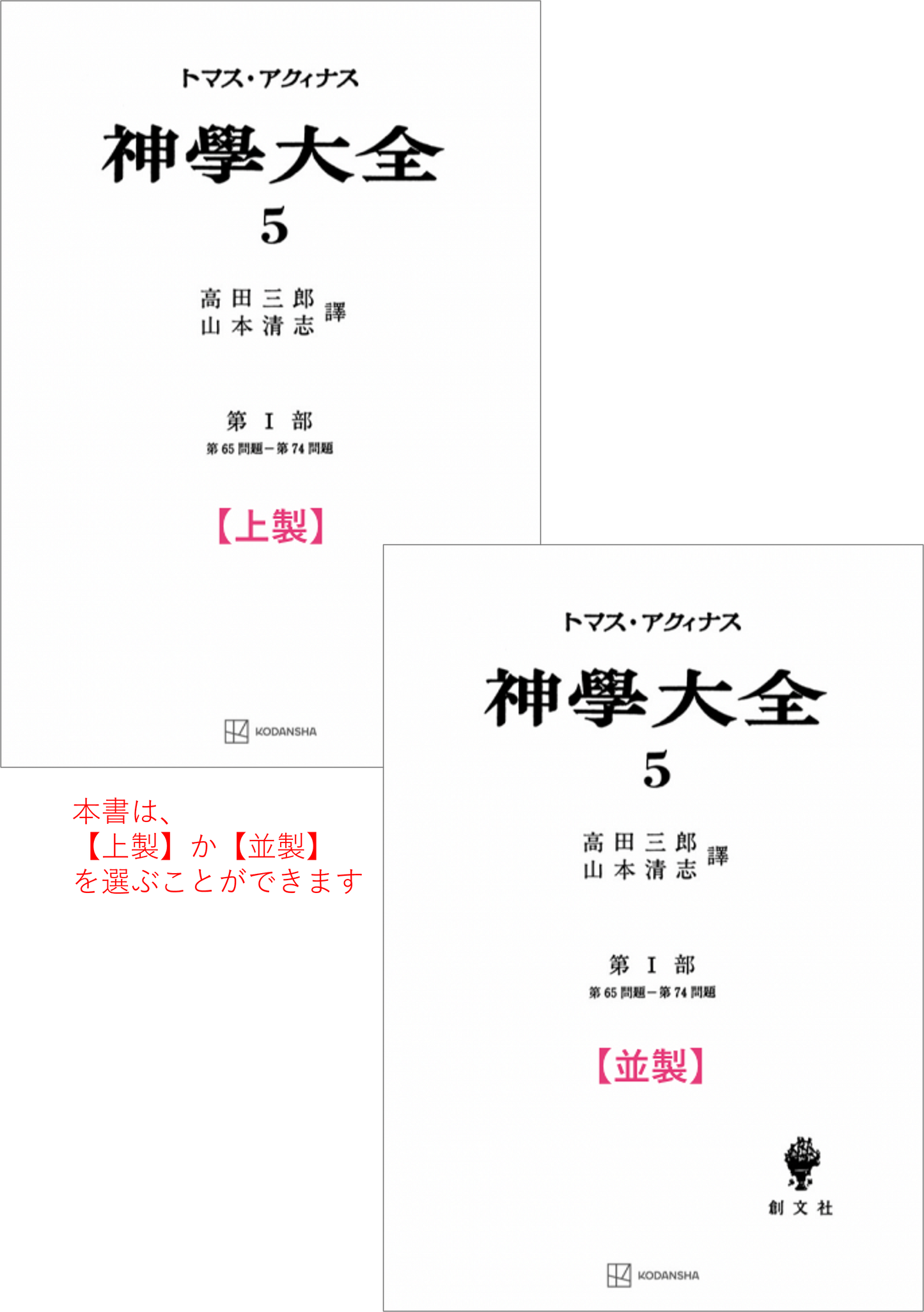 神学大全 5(第1部 65-74問題)