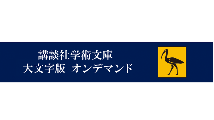 学術文庫大文字版オンデマンド