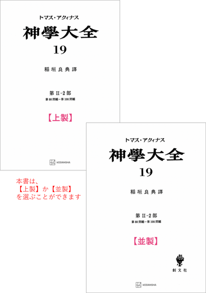 神学大全 19（第2-2部　80-100問題）