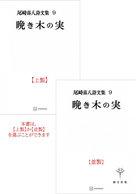 尾崎喜八詩文集９：晩き木の実